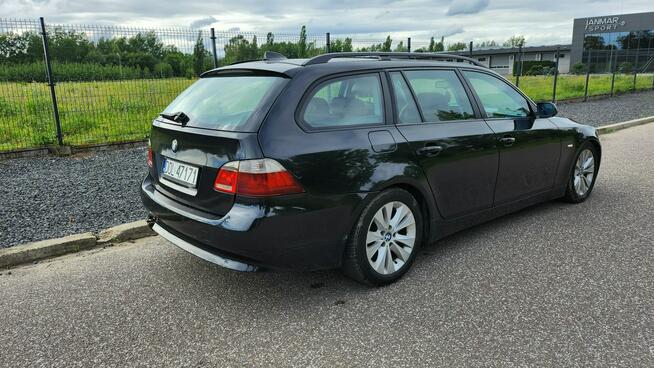 BMW 530 E61 3.0D 260KM 2004 Klima Skóry Automat Alu Kombi Tempomat Pabianice - zdjęcie 4