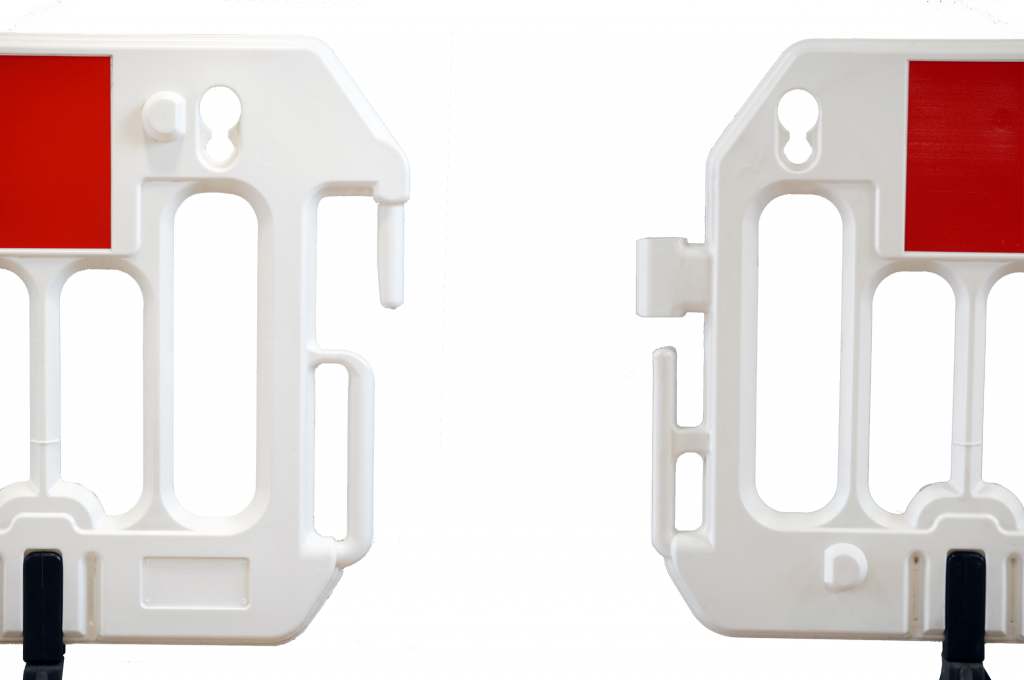 Barierka oddzielająca PCV biała U20A Bałuty - zdjęcie 3