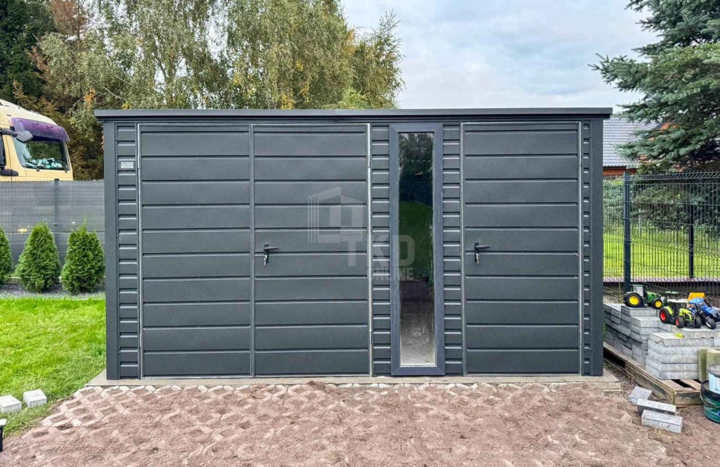 Schowek - domek ogrodowy 4x3m brama  okno drzwi  dach TKD434 Szczecin - zdjęcie 3