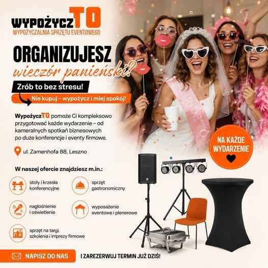WypożyczTo – wypożyczalnia sprzętu eventowego w Lesznie Leszno - zdjęcie 1