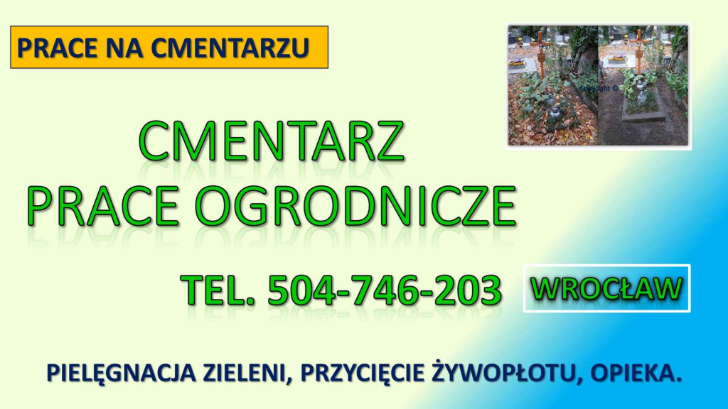 Sprzątanie grobów, grobu t 504746203,cmentarz Wrocław,opieka na grobem Psie Pole - zdjęcie 9
