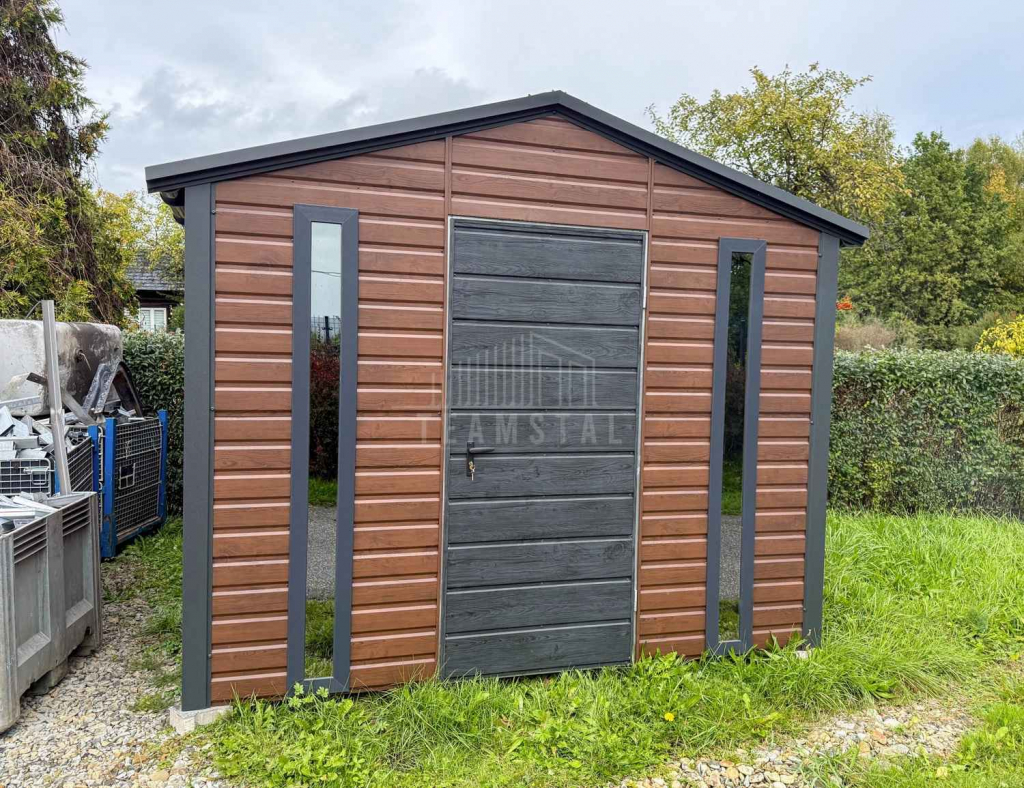 Schowek - domek ogrodowy 3x3m drzwi 2x okno rynny dach TS1183 Miastko - zdjęcie 2