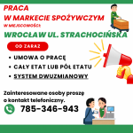 Praca w markecie, Dino Polska S.A. Wrocław ul. Strachocińska