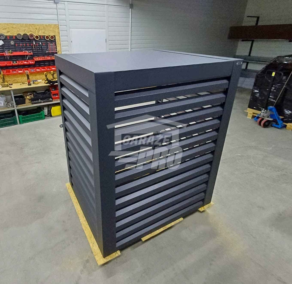 Osłona klimatyzatora – pompy ciepła 100x60x160 cm antracyt GP706 Łomża - zdjęcie 4