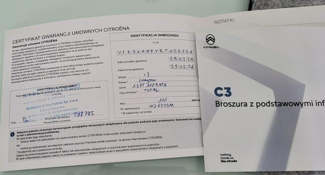 Citroen C3 MAX - 2024 / automat / Polska / ASO / bezwypadkowy Studzienice - zdjęcie 4