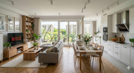 BEZ PROWIZJI! Apartament 4 pokojowy Wola, narożny,