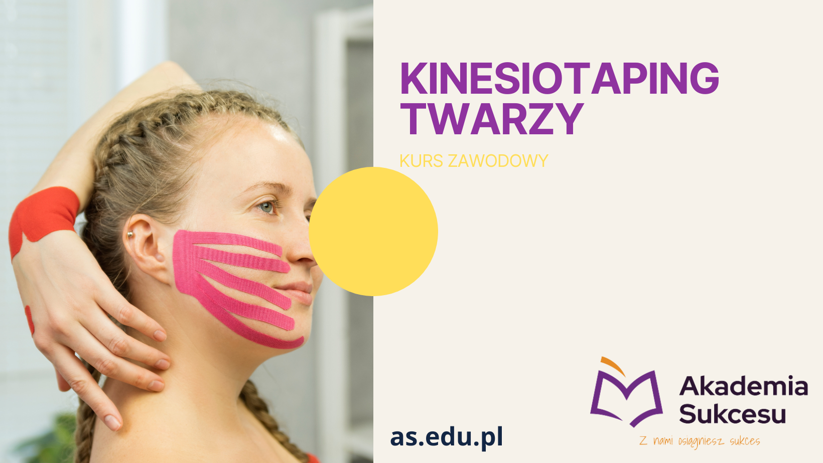 Kinesiotaping twarzy - kurs już 24 listopada! Suwałki - zdjęcie 1