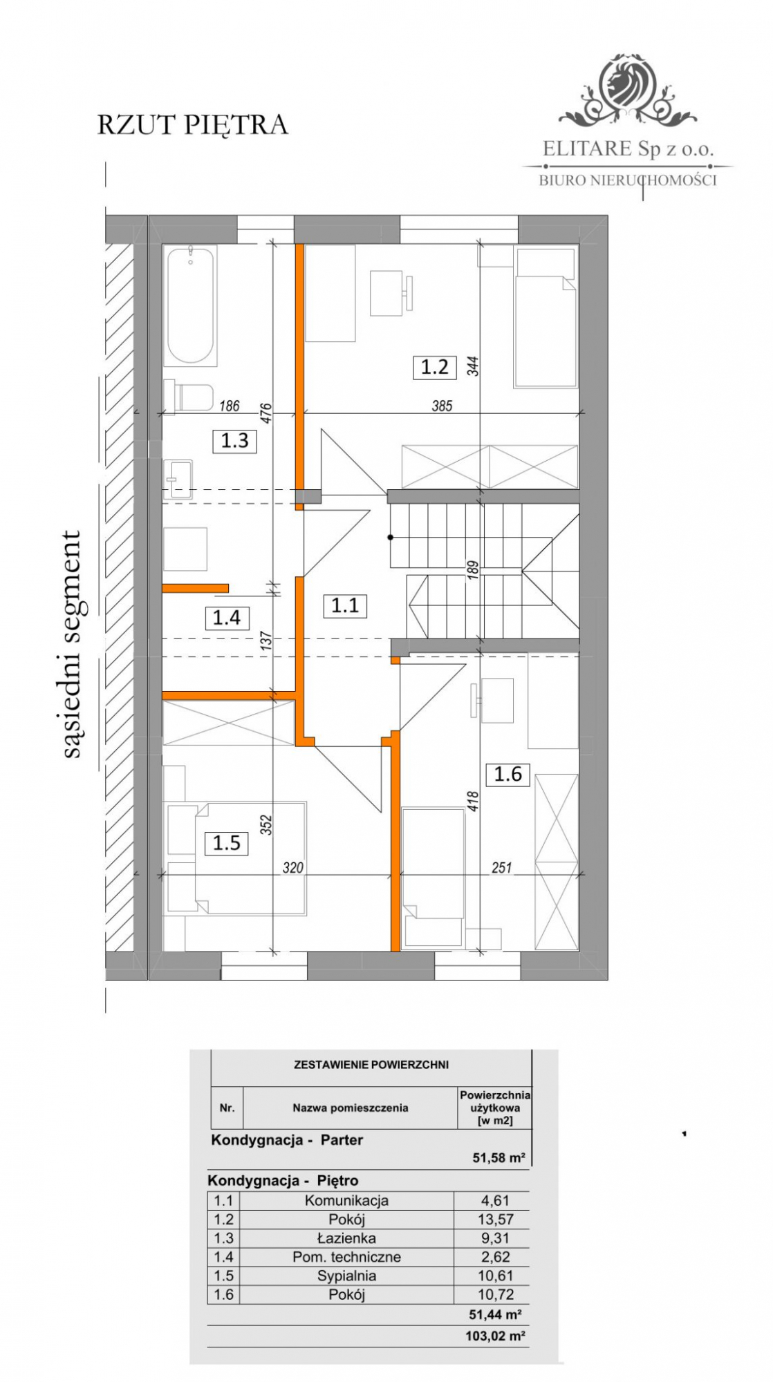 DOM szereg SKRAJNY 103,02m na działce 321m2m2, Iwiny Siechnice Iwiny - zdjęcie 8