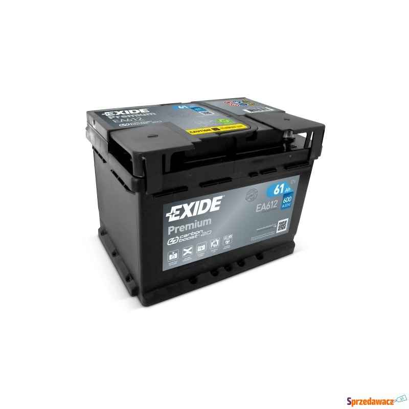 Akumulator 61Ah 600A Exide Premium EA612 P+ Legnica - zdjęcie 1