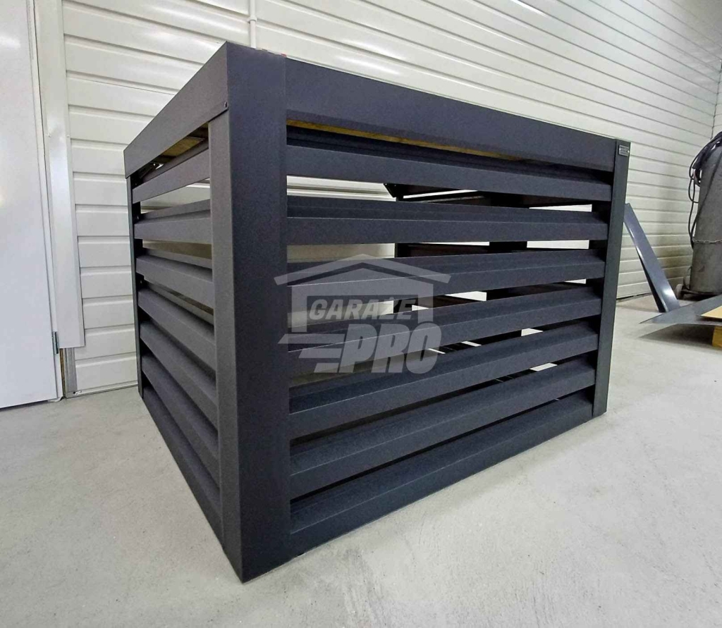 Osłona klimatyzatora pompy ciepła 110x60x80cm cm antracyt GP707 Augustów - zdjęcie 3