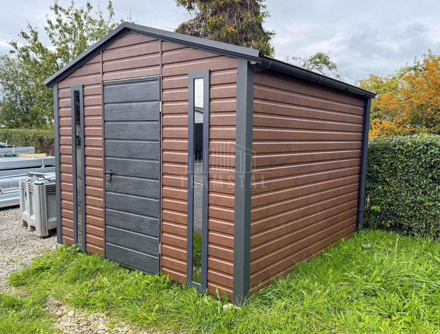 Schowek - domek ogrodowy 3x3m drzwi 2x okno rynny dach TS1183 Miastko - zdjęcie 4