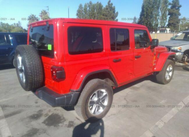 Jeep Wrangler 2021, 3.0L, 4x4, SAHARA, po kradzieży Warszawa - zdjęcie 4