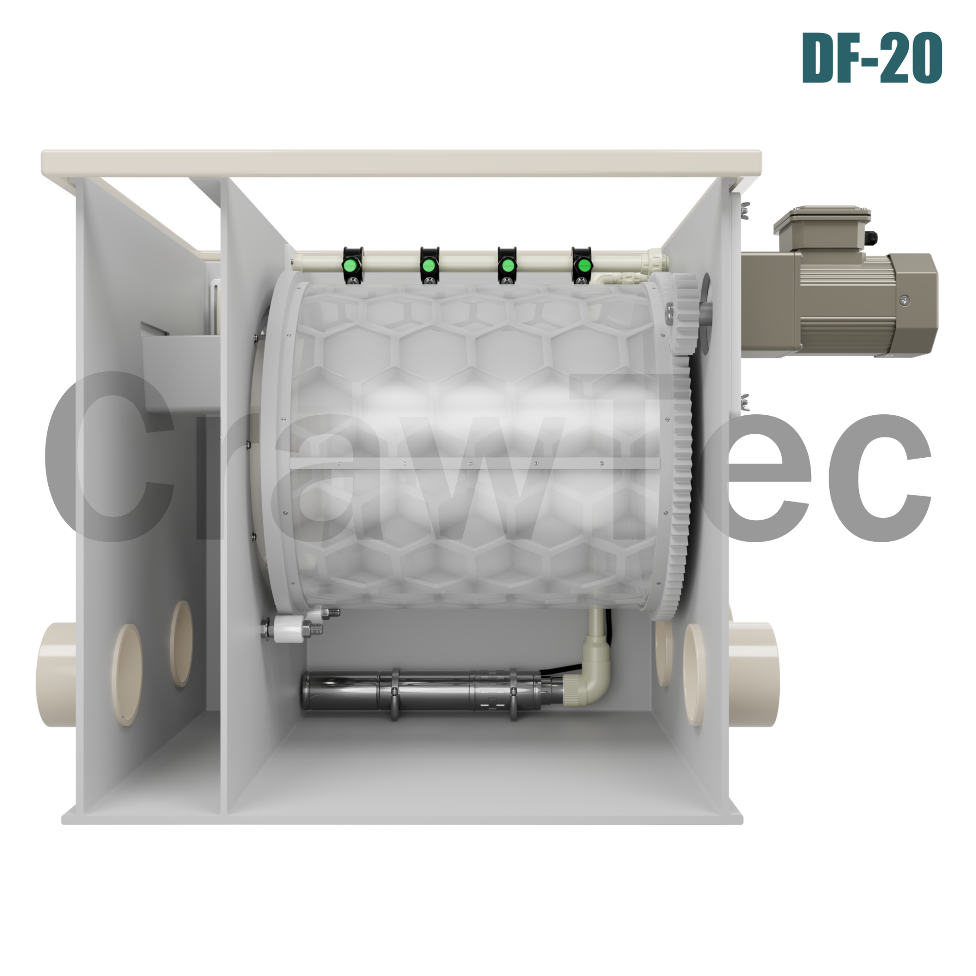 Filtr bębnowy do oczka wodnego Śródmieście - zdjęcie 1