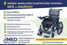WÓZEK INWALIDZKI ELEKTRYCZNY DH01109 (NFZ)