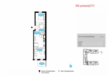 Sprzedam dwupokojowe mieszkanie na Jeżycach.
