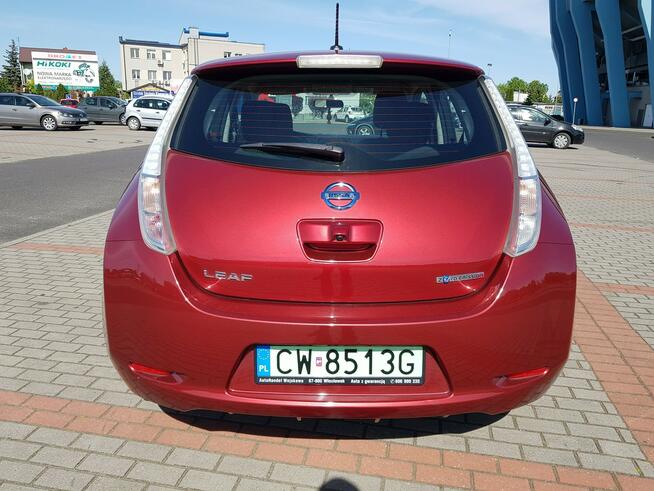 Nissan Leaf 24kWh z Baterią Kamera Zadbany Zarejestrowany Włocławek - zdjęcie 6