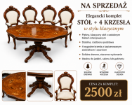 Stół + 4 krzesła