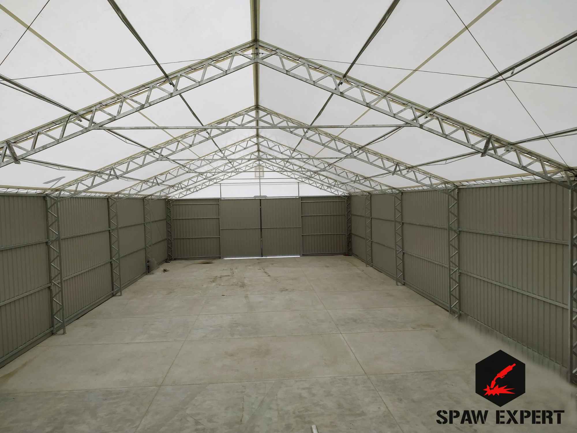 Hala namiotowa 10x20x4m solidna stalowa, cena NETTO! Górna - zdjęcie 2
