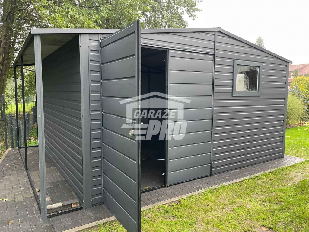 Domek Ogrodowy 4x4 wiata drzwi 2 okno dwuskrzydłowe Dach dwuspad GP236 Tarnów - zdjęcie 8