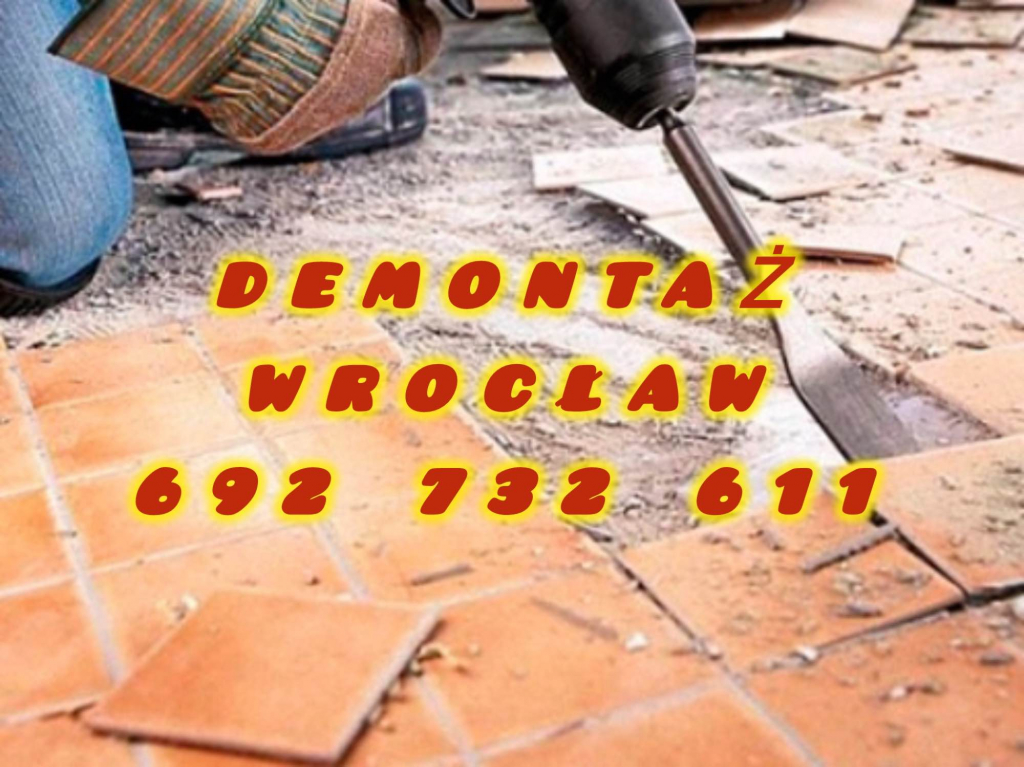 Zrywanie, Usuwanie. Kucie Skuwanie płytek, tynków, podłogi, posadzek Stare Miasto - zdjęcie 1