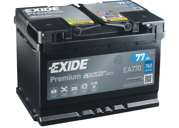 Akumulator 77Ah 760A Exide Premium EA770 DARMOWY DOWÓZ Radom - zdjęcie 1