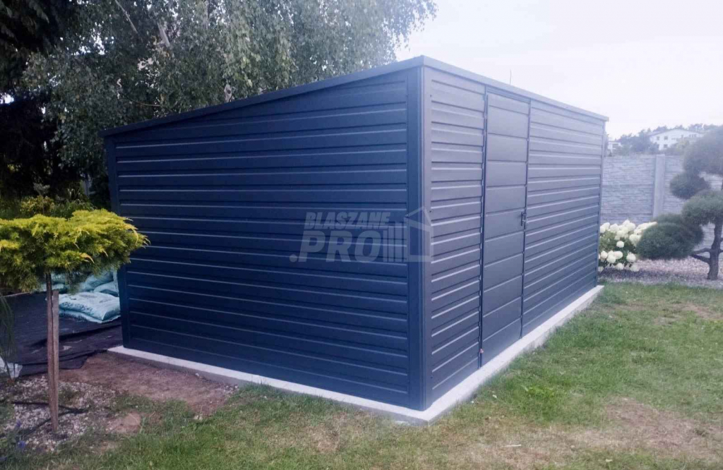 Domek ogrodowy - schowek 5x3 drzwi  antracyt Dach spad w tył  GP201 Katowice - zdjęcie 6