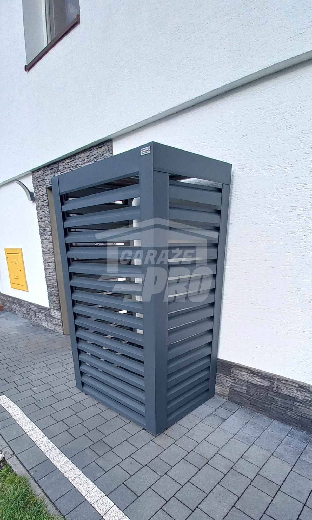 Osłona pompy ciepła 90x50x180 cm  antracyt  GP325 Gdynia - zdjęcie 7