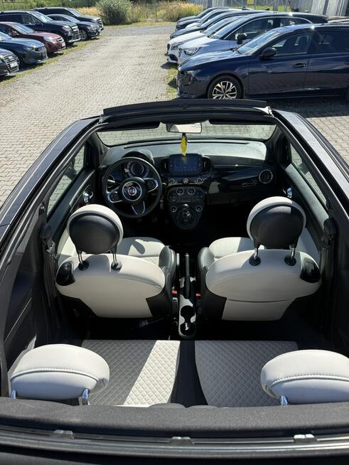 Fiat 500 1.0 HYBRYDA Cabrio Wersja DolceVita STan Super Gwarancja Żory - zdjęcie 7