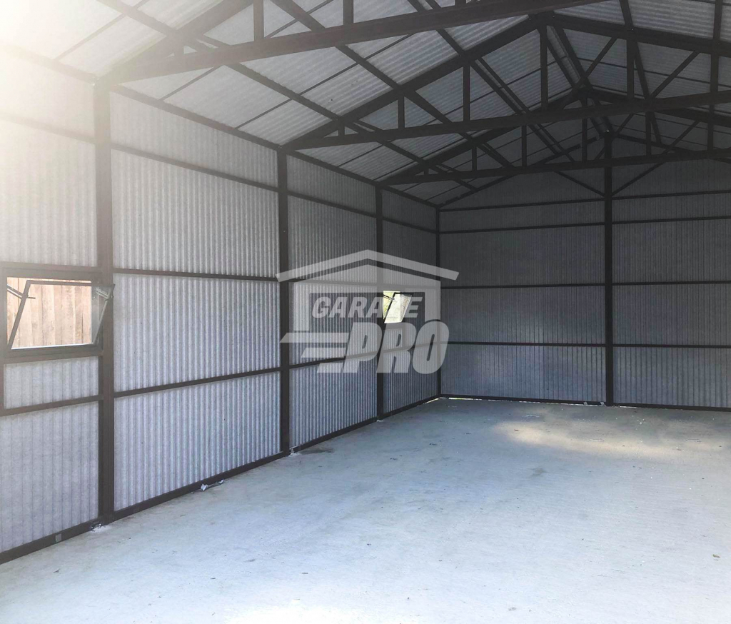 Garaż blaszany 5x9 Brama  drewnopodobny  Dach dwuspadowy GP127 Włocławek - zdjęcie 7