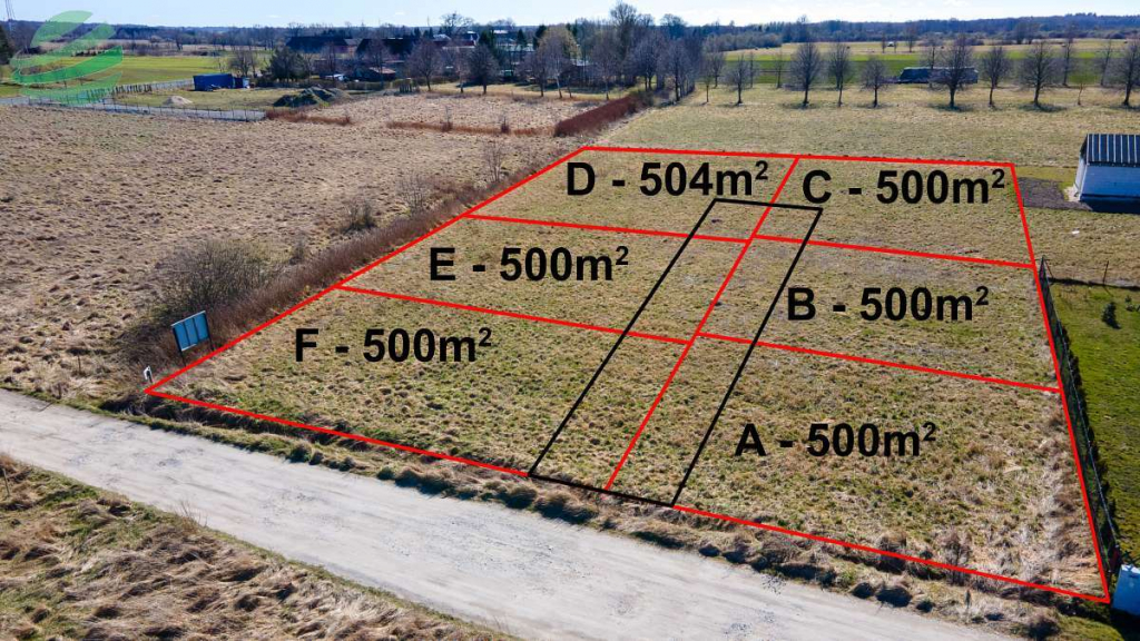 Działka budowlana 500m2 blisko morza i Jeziora Buk Gleźnowo - zdjęcie 1