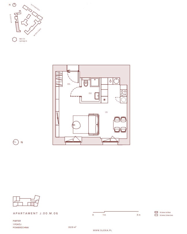 Prestiżowy Apartament w centrum Wrocław Borek Wrocław - zdjęcie 9