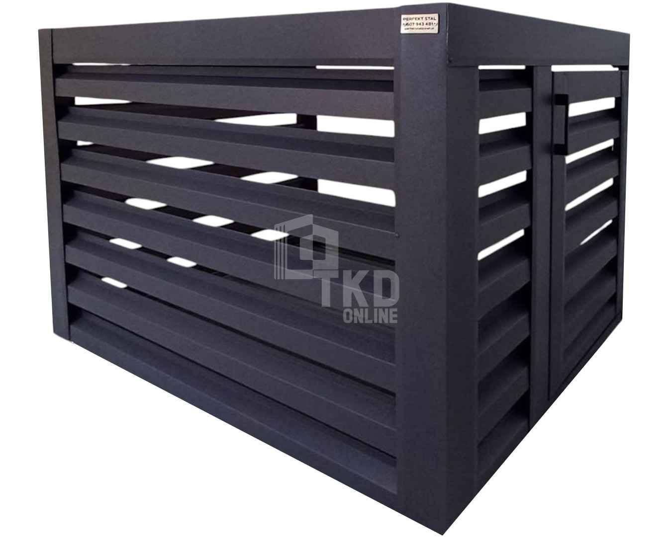 Osłona klimatyzatora pompy ciepła 90x50x70 cm drzwiczki TKD442 Białogard - zdjęcie 1