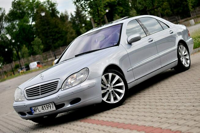Mercedes S 500 _5.0 300KM_LPG_Long_Full Opcja_Masaże_Dociągi_ Płock - zdjęcie 1