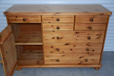 komoda z drewna sosnowego - jak nowa Olsztyn - zdjęcie 6