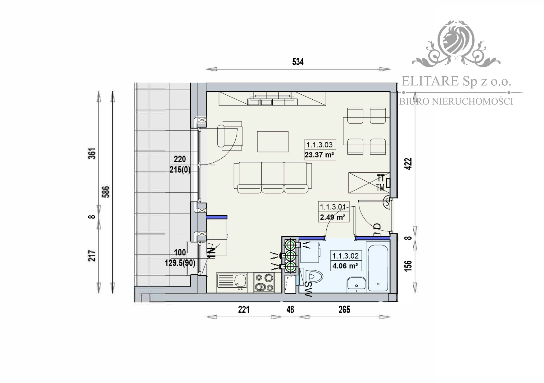 Mieszkanie 29,92m2 w PREMIUM jakość/ blisko Dworca Głównego Wrocław - zdjęcie 8