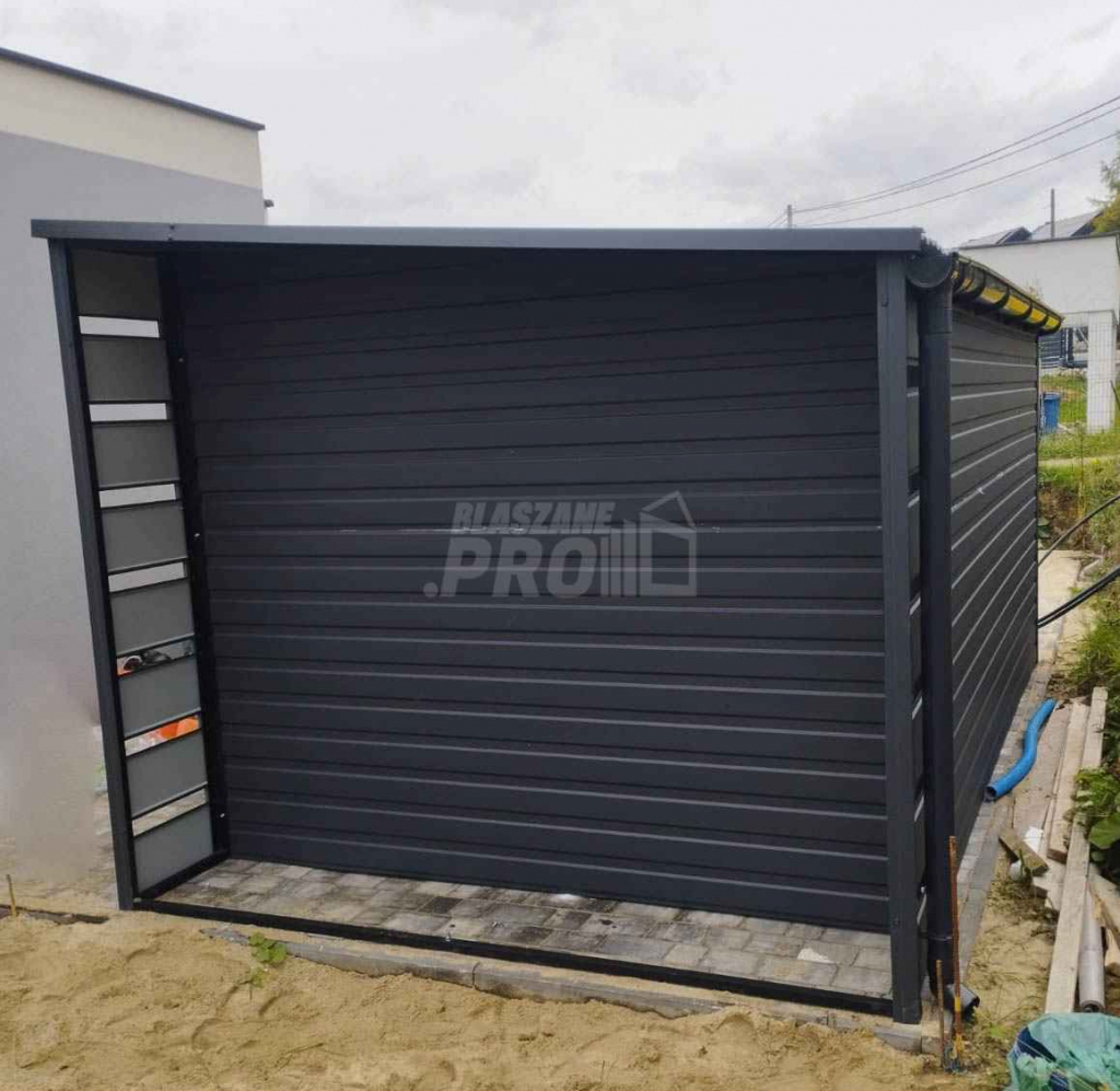 Domek ogrodowy schowek 4x2 wiata 0,5m drzwi okno Dach spad w tył GP232 Szczecin - zdjęcie 5