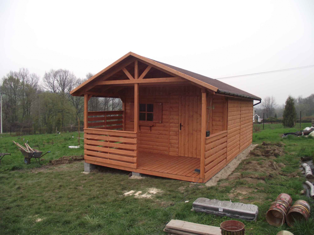Domek drewniany 4x3 + 4x2 Gorlice - zdjęcie 2