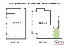 Dwupoziomowe pięknie doświetlone z tarasem Poznań - zdjęcie 2