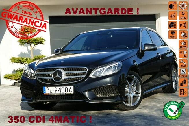 Mercedes E 350 4 Matic! Avantgarde! Gwarancja! Grójec - zdjęcie 1