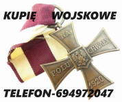 KUPIĘ WOJSKOWE MEDALE, ORDERY, ODZNAKI, ODZNACZENIA, szable, bagnety