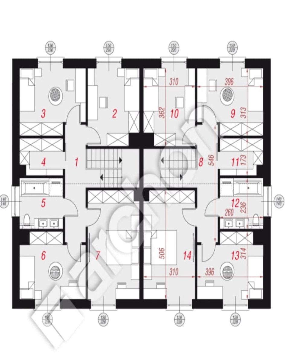 Bliźniak, stan surowy zamknięty. Szamotuły - zdjęcie 4