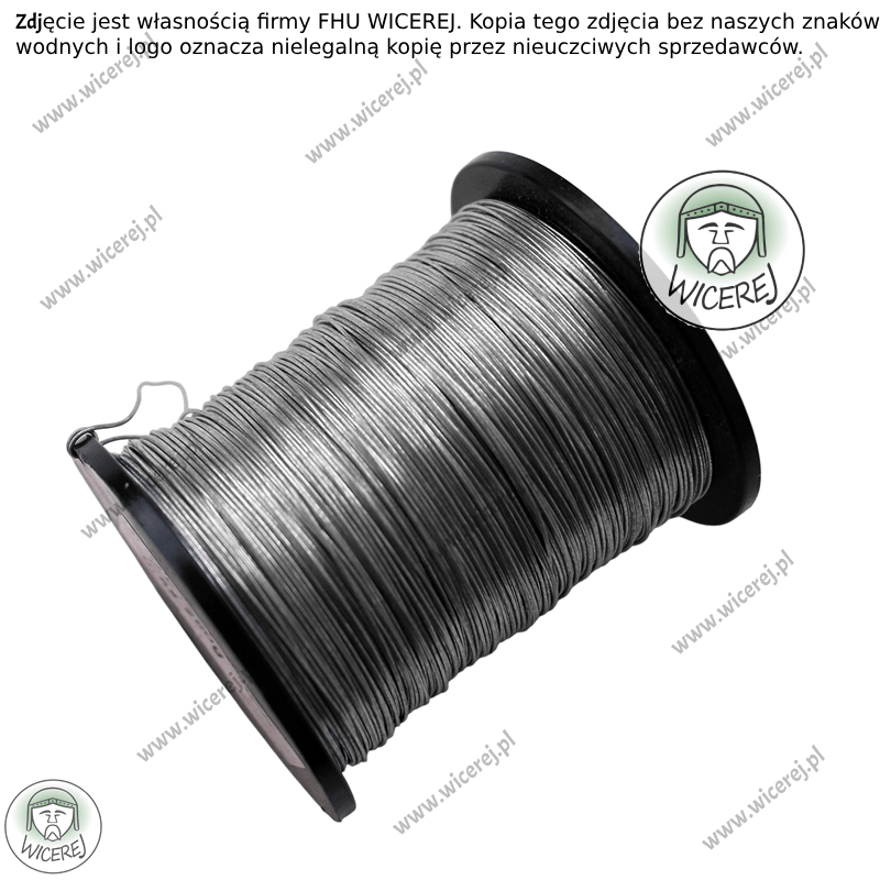 Drut pszczelarski do ramek 0,5mm - 0,25kg Ocynkowany ramki ule Jaśliska - zdjęcie 3