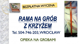 Krzyże nagrobne, cena. T. 504746203. Cmentarz, Wrocław, krzyż na grób. Psie Pole - zdjęcie 3