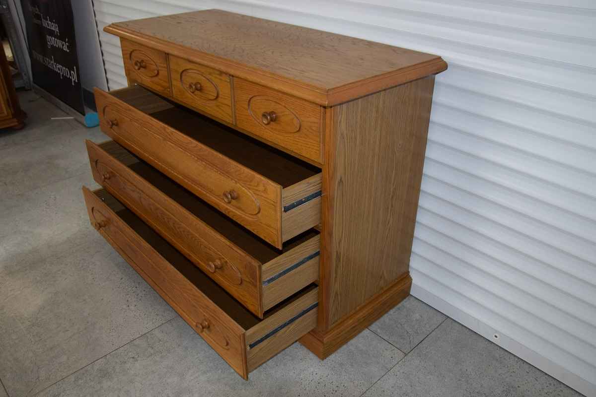 komoda dębowa z szufladami - jak nowa Olsztyn - zdjęcie 5