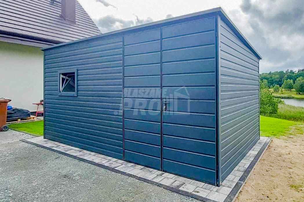 Schowek - Domek Ogrodowy 4x2,5m Brama Dwuskrzydłowa - Drzwi Okno GP436 Nowy Sącz - zdjęcie 2