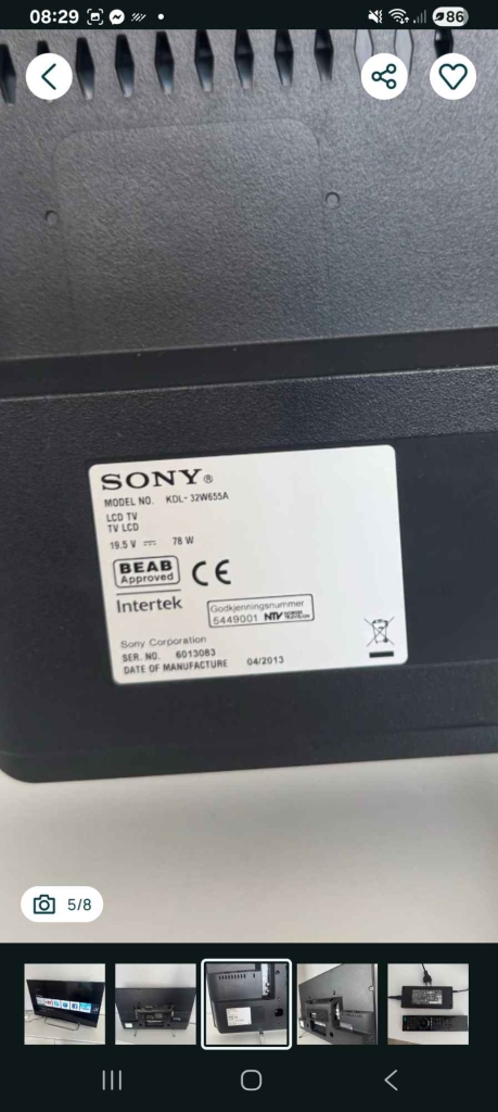 Sony Bravia KDL-32W655A Śródmieście - zdjęcie 1