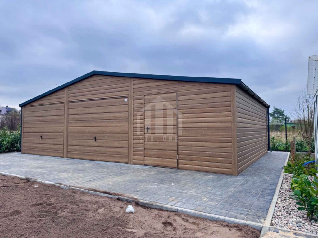 Garaż blaszany 9x5m - 2x brama - 2x okno - drzwi - rynny SO142 Gdańsk - zdjęcie 5