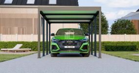 CarPort PREMIUM - Wiata samochodowa 3x5 Antracyt - ID955 Rybnik - zdjęcie 4
