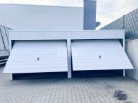 Garaż blaszany 6x7 Brama uchylna x2 + drzwi biały spad w tył GP140 Nowy Dwór Mazowiecki - zdjęcie 4