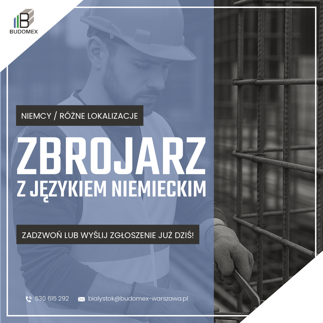 ZBROJARZ Z NIEMIECKIM - Praca w Niemczech (oferta pracy tymczasowej) Rzeszów - zdjęcie 1